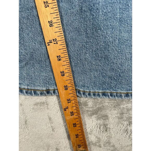 BDG Low Rise Flare Jeans Blue Size 40 NWT Baggy Skater Y2K - Picture 4 of 14